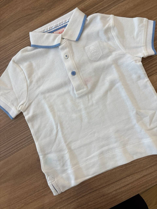 Polo BIANCO E CELESTE BOBOLI