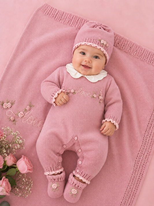 Coordinato ROSA ANTICO "LOVE"MARLÙ