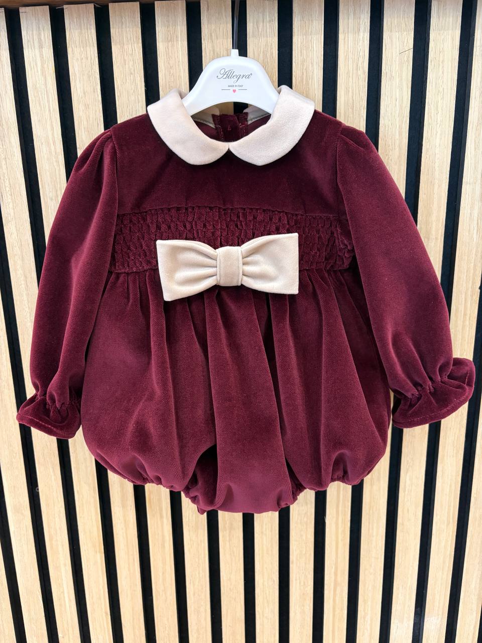 PAGLIACCETTO BORDEAUX FIOCCO ALLEGRA