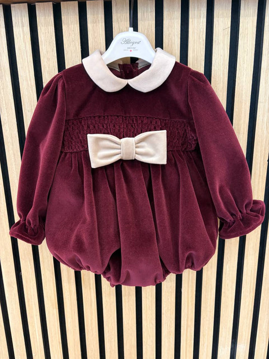 PAGLIACCETTO BORDEAUX FIOCCO ALLEGRA