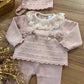 Tutina spezzata FIOCCHETTI ROSA ANTICO SARDON