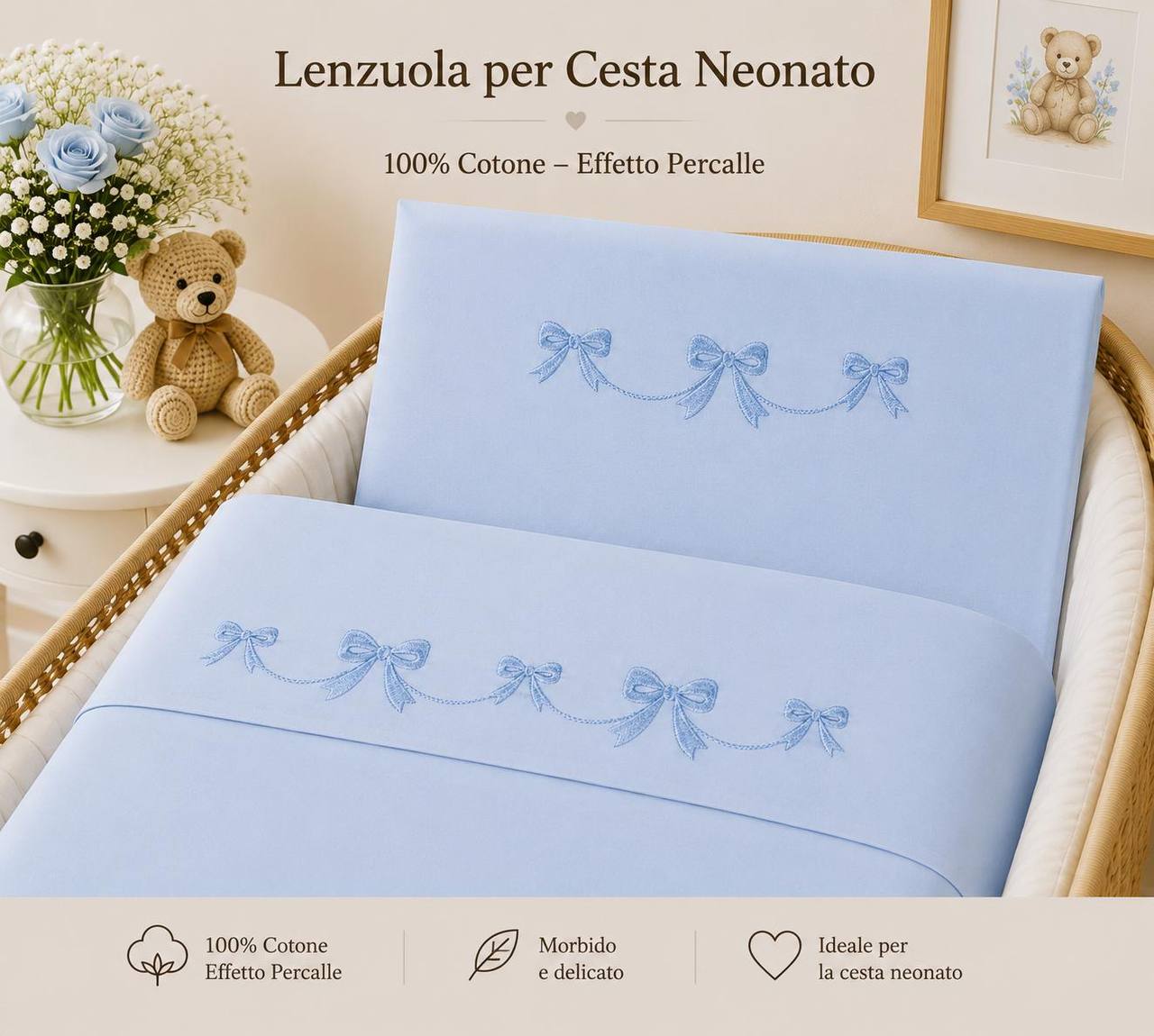 Lenzuolina CULLA CIELO PAPPA&LATTE