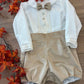 Abito Battesimale Con PIZZO BEIGE