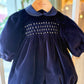 PAGLIACCETTO PUNTO SMOCK BLU MERCADANTE