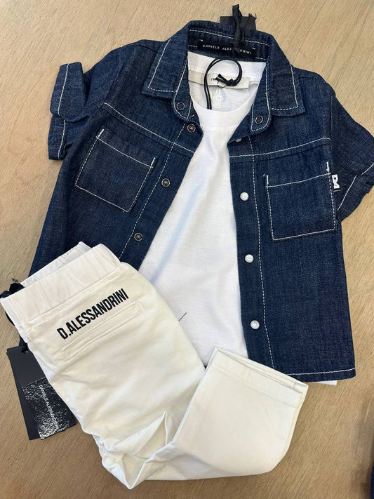 Completo Camicia in Jeans e Pantalone