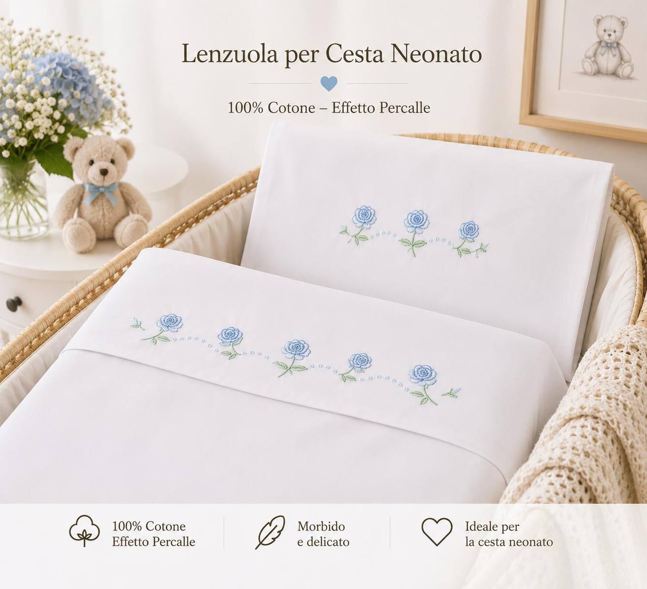 Lenzuolina CULLA CIELO PAPPA& LATTE