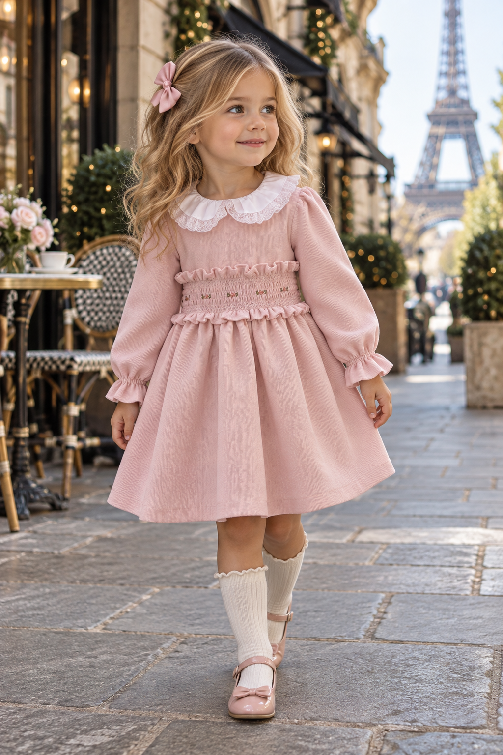 ABITO CHARLOTTE ROSA CIPRIA FOFETTES