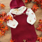 PAGLIACCETTO CON CAPPELLINO BORDEAUX KOALA BABY FASHION