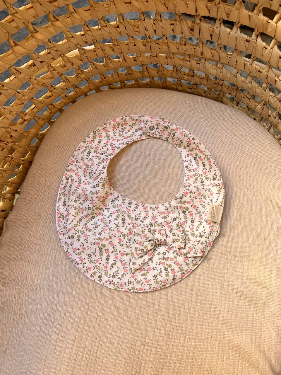 Bavaglino cipria FLOREALE BABY GI