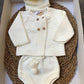PAGLIACCETTO PANNA POIS BABY FASHION