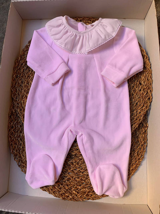 Tutina con collo ROUGE ROSA BABY FASHION