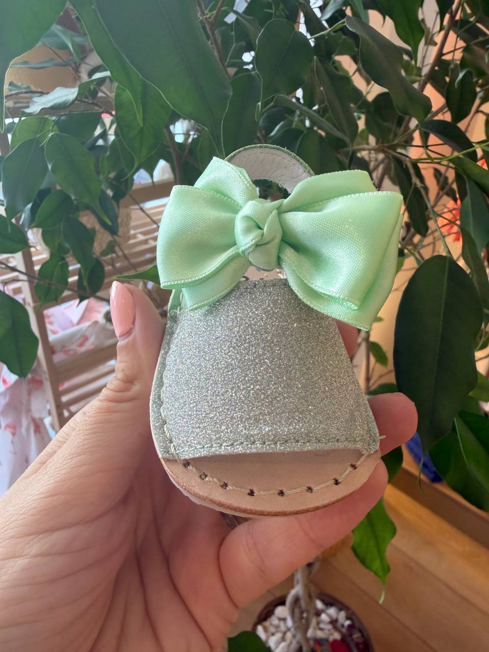 Minorchine verde glitter INDICE
