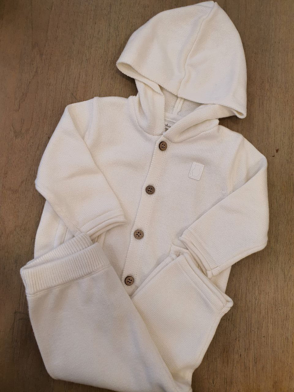 Tuta crema Mini banda