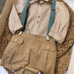 Salopette SCACCHI MARRONE DEL SUR