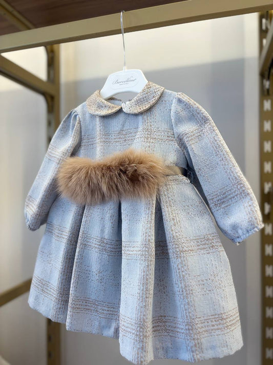 Vestito GHIACCIO CON CINTA VOLPE BARCELLINO
