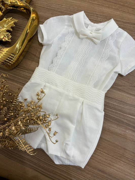Abito Battesimale bianco PONTO POR PONTO