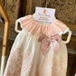 Abito Pizzo San Gallo Rosa Valentina bebès