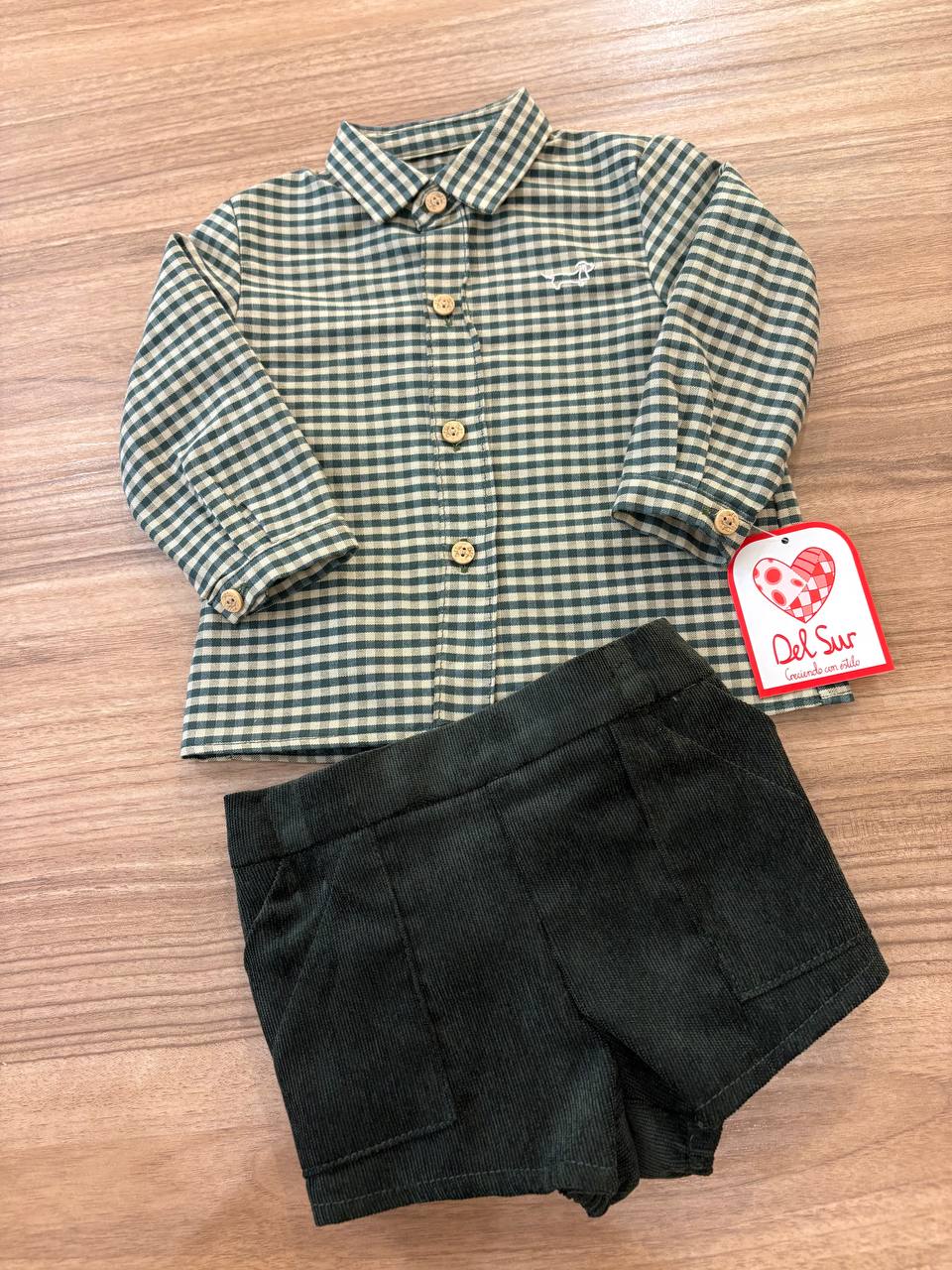Completo Quadri D'AUTUNNO VERDE DEL SUR