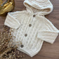 Cardigan TRECCE BEIGE WEDOBLE