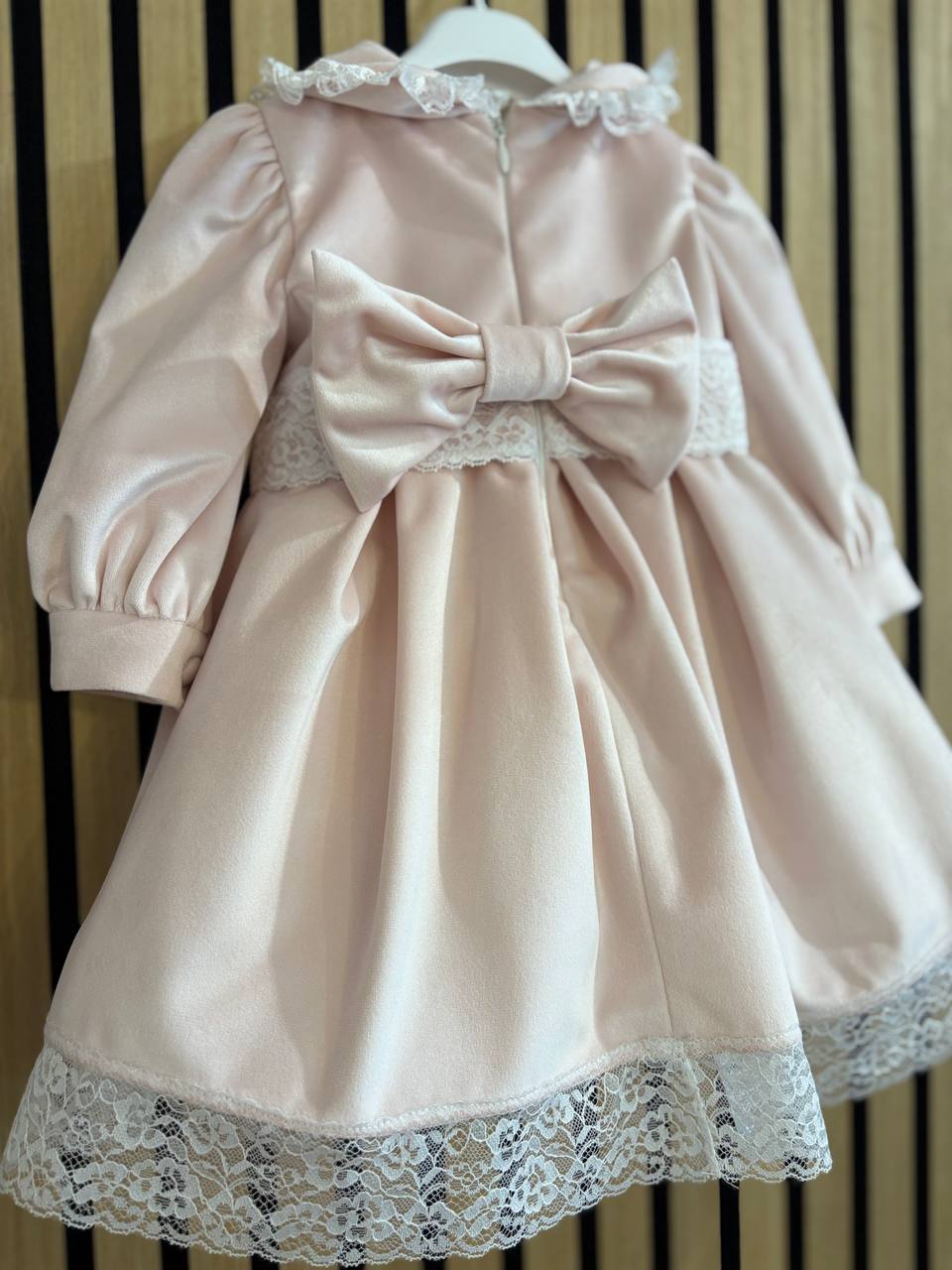 Abito ROSA SETA CON PIZZO GUGU GAGA
