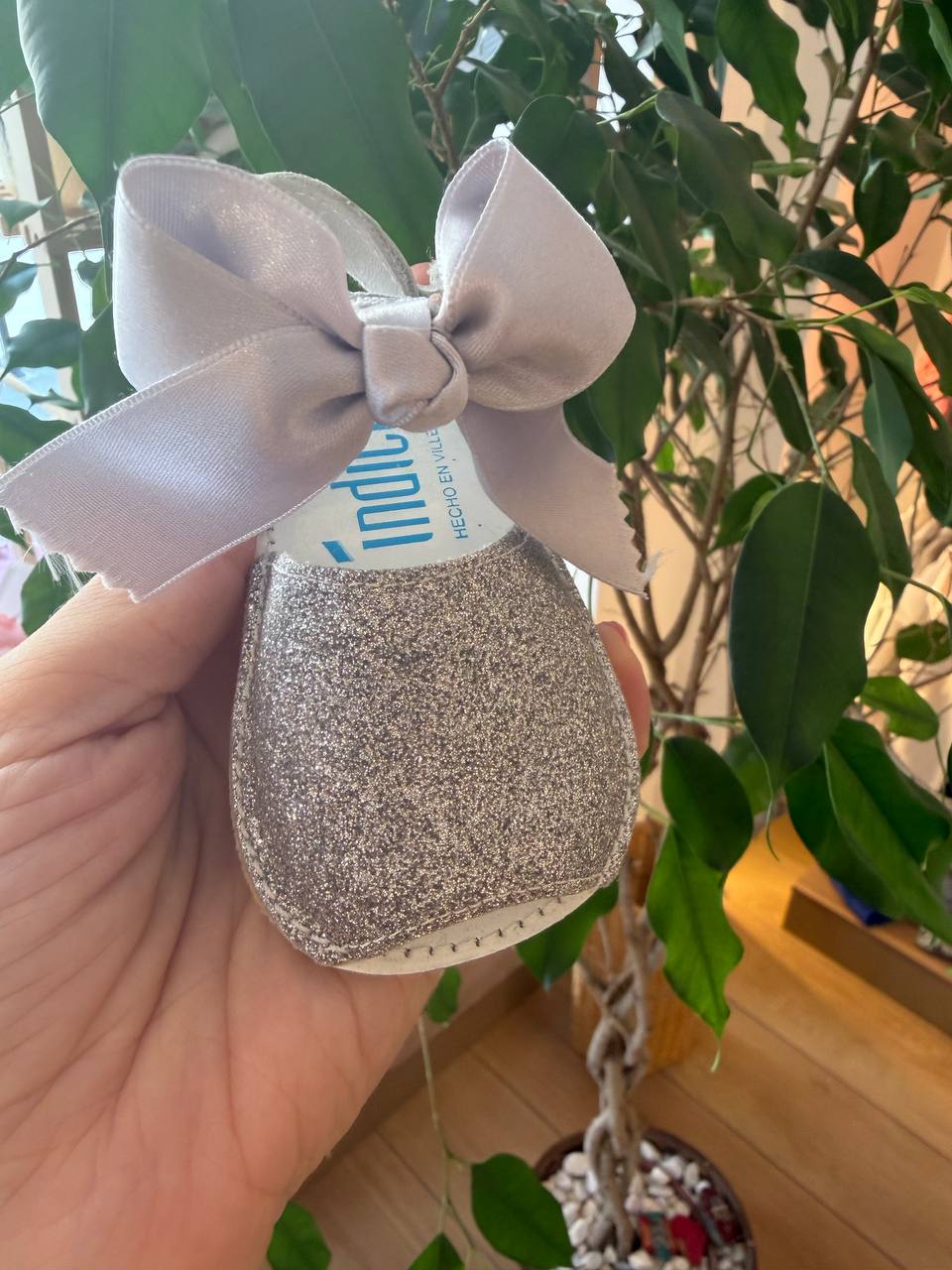 Minorchine argento glitter INDICE