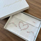 Lenzuolino CUORE BIANCO E ROSA ARTIGIANBABY