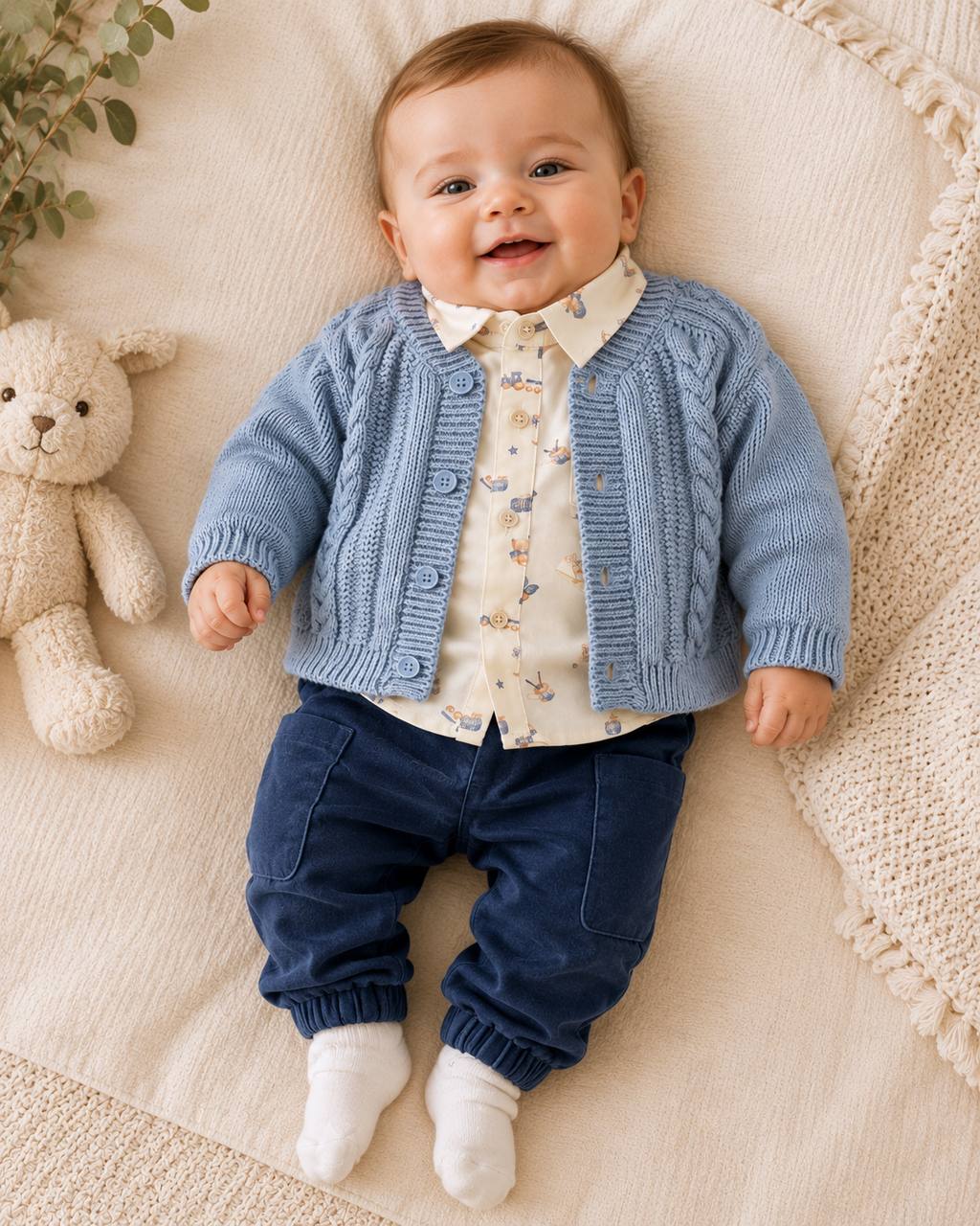 Completo Camicia e PANTALONE BLU MINIBANDA