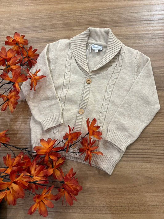 Cardigan BEIGE TRECCIA AMBARABÀ