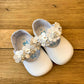 Scarpine BIANCHE CON FIORELLINI INDICE