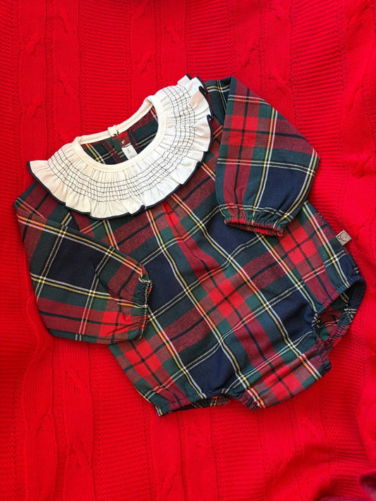 PAGLIACCETTO TARTAN COLLO ROUGE CALAMARO