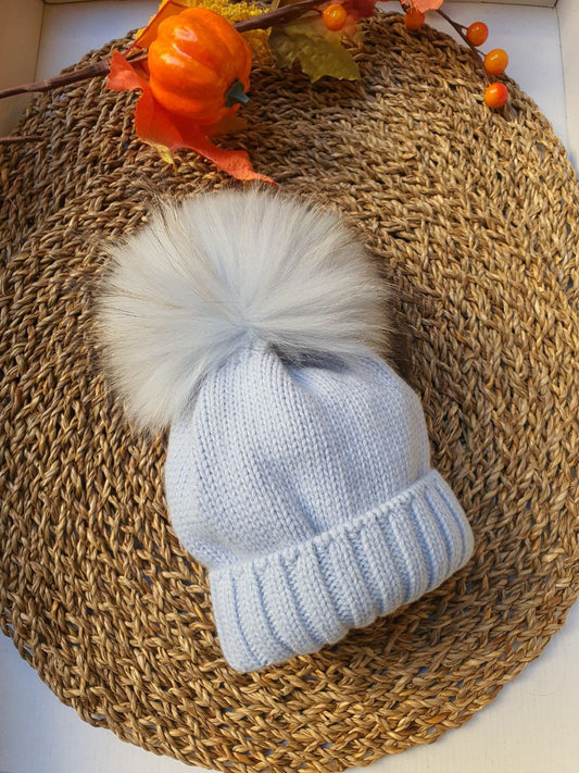 Cappello PON PON Cielo