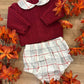 Completo BORDEAUX BABY FASHION
