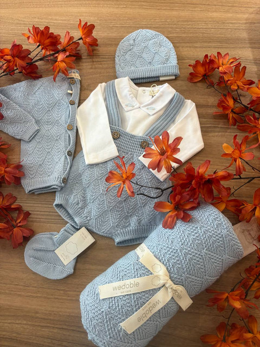 Coordinato AZZURRO MACCHININE WEDOBLE