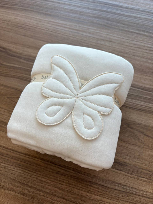 Coperta CINIGLIA BUTTERFLY CREMA BABY GI