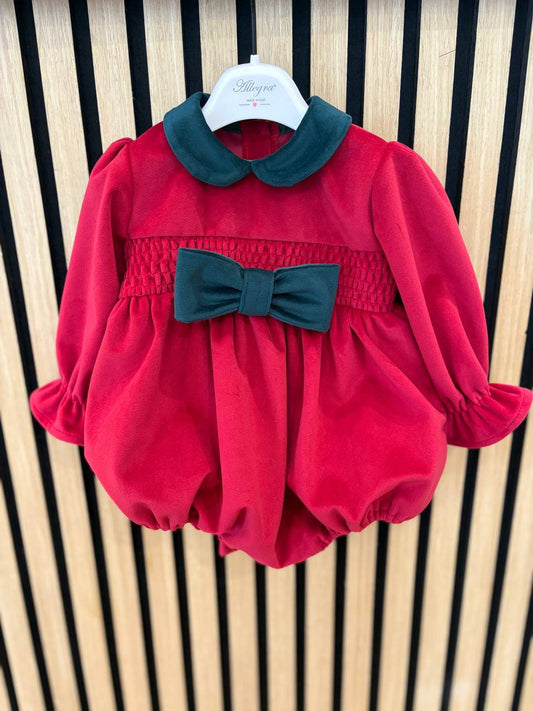 PAGLIACCETTO ROSSO FIOCCO ALLEGRA