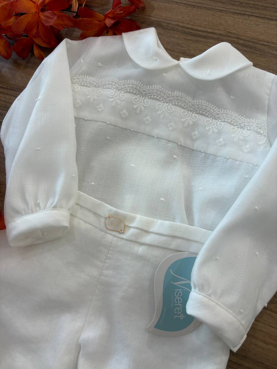 Abito Battesimale BIANCO ELEGANZA REALE NISERET