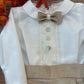 Abito Battesimale Con PIZZO BEIGE