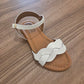 SANDALI TRECCIA BIANCO BON BON