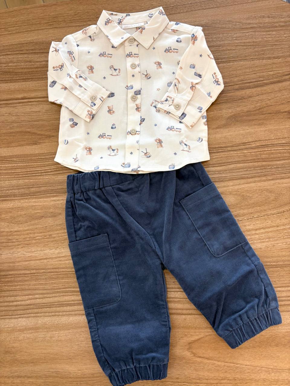 Completo Camicia e PANTALONE BLU MINIBANDA