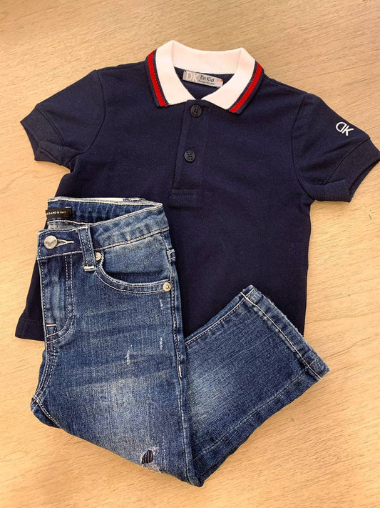 Completo polo dr kid e jeans Daniele alessandrini