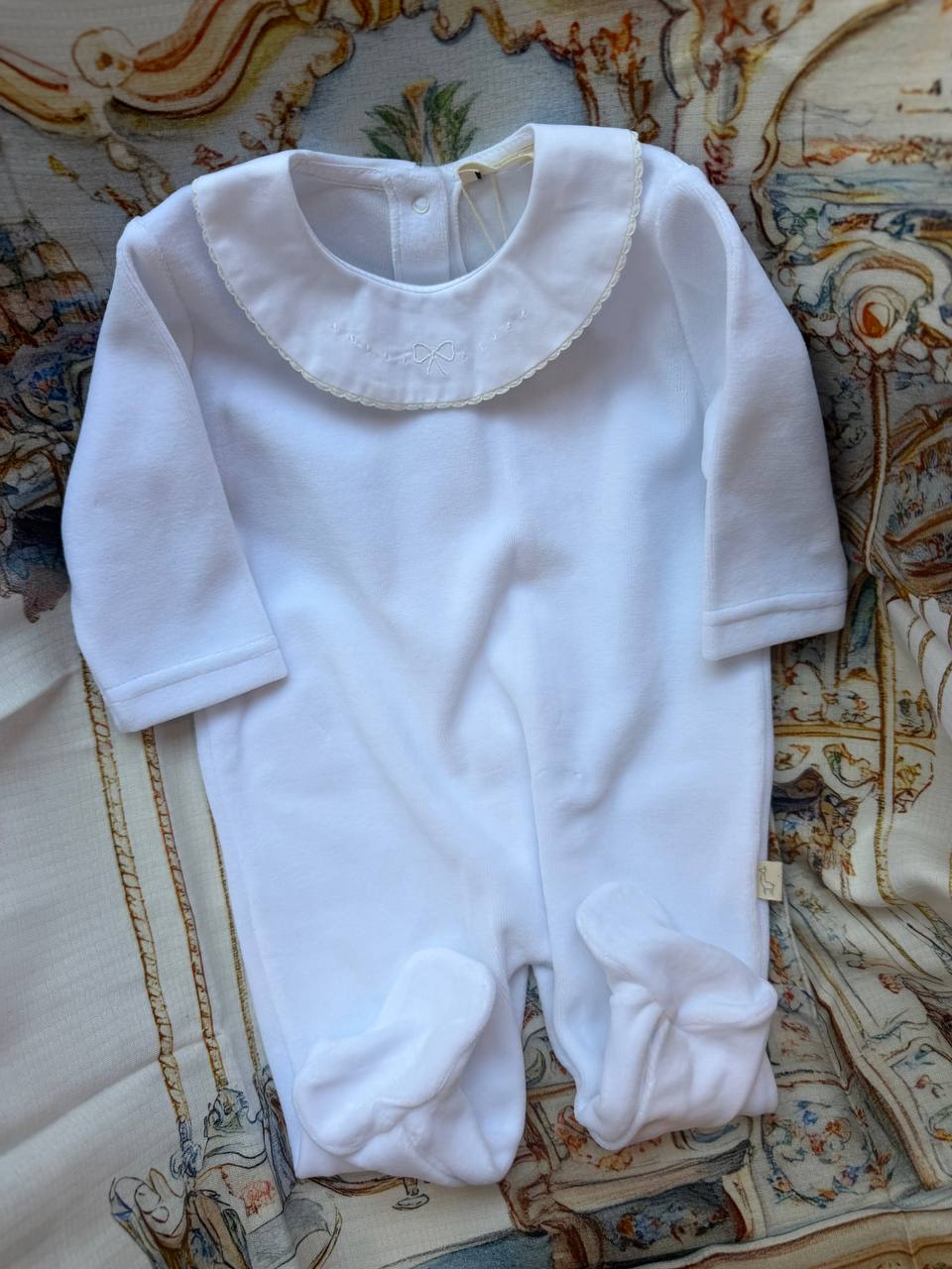 Tutina CINIGLIA BIANCA FIOCCO BABY GI