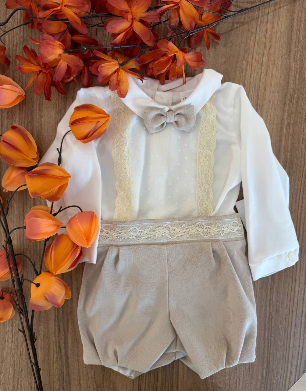 Abito Battesimale "PRINCIPE BEIGE"