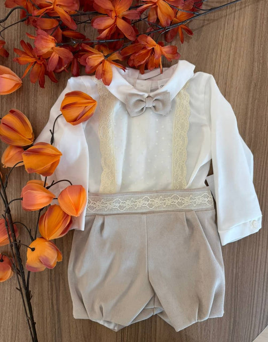 Abito Battesimale "PRINCIPE BEIGE"