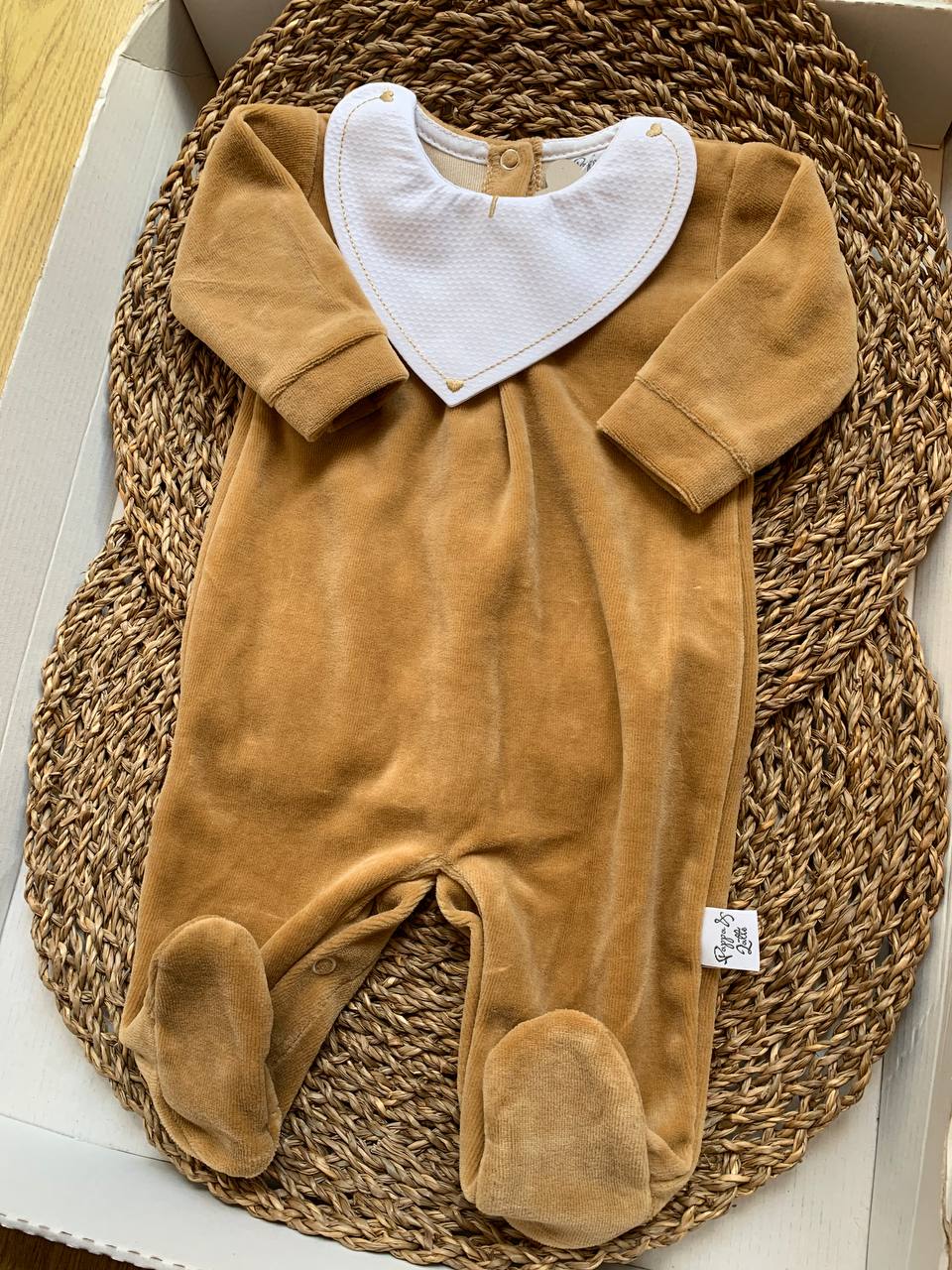 Tutina ciniglia CUORE BISCOTTO PAPPA&LATTE