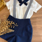COMPLETO ELEGANTE SEAMAN FOULARD BABY A.