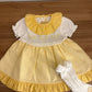 ABITO POIS GIALLO BABY FASHION