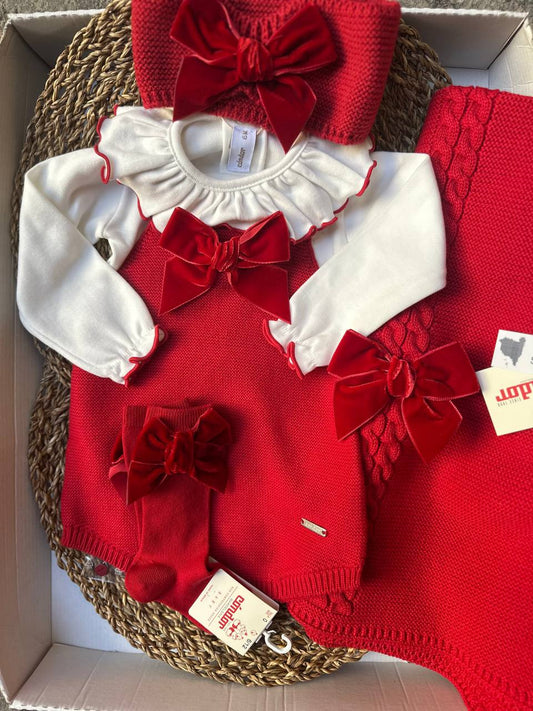 COORDINATO NASCITA ROSSO CONDOR