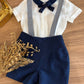 COMPLETO ELEGANTE SEAMAN FOULARD BABY A.
