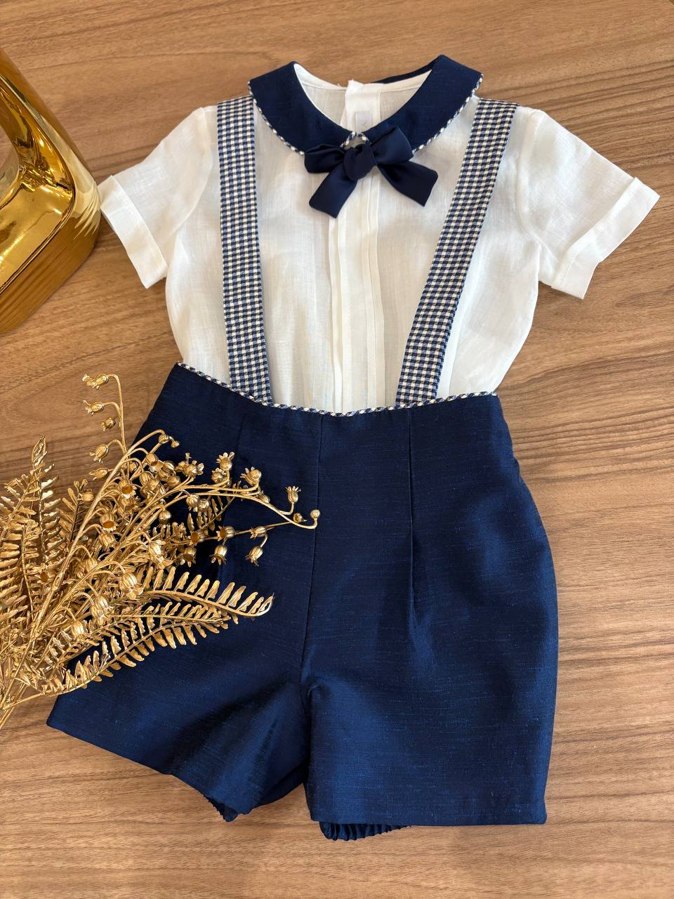 COMPLETO ELEGANTE SEAMAN FOULARD BABY A.