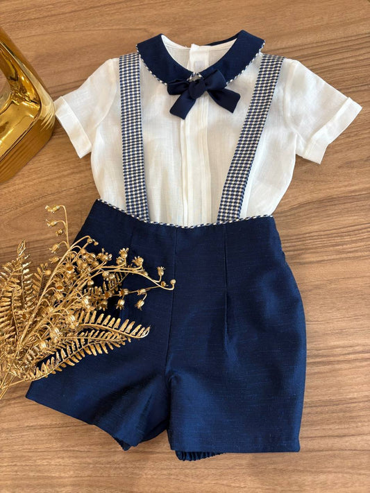 COMPLETO ELEGANTE SEAMAN FOULARD BABY A.